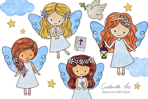 Angels came